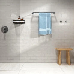 Tiger Noon Zelfklevende Grote Haak Chroom 15 Tiger Noon Zelfklevende Grote Haak Chroom -Badkamer Winkel 123 6353