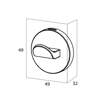 Tiger Noon Zelfklevende Grote Haak Chroom 9 Tiger Noon Zelfklevende Grote Haak Chroom - Afbeelding 7