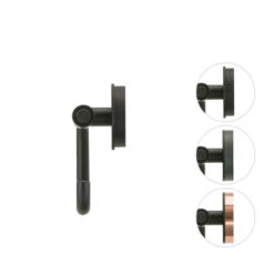 Tiger Toiletrolhouder Urban Zwart -Badkamer Winkel 123 6376