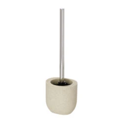 Wenko Toiletborstelhouder Puro Beige -Badkamer Winkel 123 6427