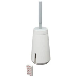 Tiger Toiletborstelhouder TESS Met Swoop Borstel Flexibel Wit/ Lichtgrijs -Badkamer Winkel 123 6444