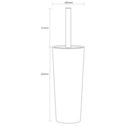 Sealskin Pierra Toiletborstelhouder Wit 11 Sealskin Pierra Toiletborstelhouder Wit -Badkamer Winkel 123 6520