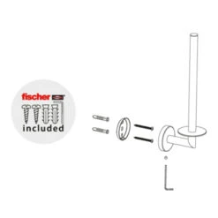 Marho Reserverolhouder Luxor Geborsteld Rvs -Badkamer Winkel 123 6528