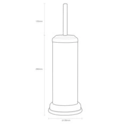 Sealskin Toiletborstelhouder Acero Zwart -Badkamer Winkel 123 6549