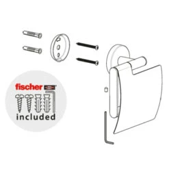 Marho Toiletrolhouder Luxor Met Klep Geborsteld Messing -Badkamer Winkel 123 6556