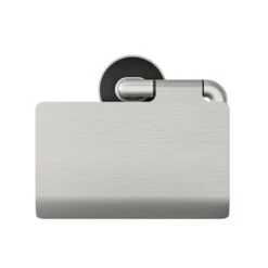 Tiger Cooper Toiletrolhouder Met Klep RVS Geborsteld / Zwart 9 Tiger Cooper Toiletrolhouder Met Klep RVS Geborsteld / Zwart -Badkamer Winkel 123 6635