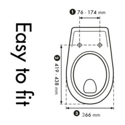 Cedo Pinara Wc Bril Softclose Duroplast -Badkamer Winkel 123 6660