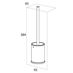 Tiger Toiletborstelhouder Colar Chroom -Badkamer Winkel 123 6680