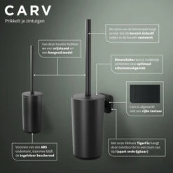 Tiger Toiletborstelhouder Carv Vrijstaand Zwart -Badkamer Winkel 123 6710