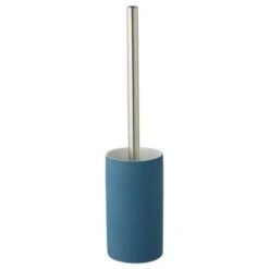Atlantic Toiletborstelhouder Met Rubber Coating Blauw