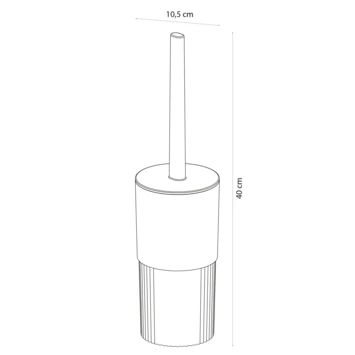 Sealskin Toiletborstelhouder Brave Staand Zwart 18 Sealskin Toiletborstelhouder Brave Staand Zwart - Afbeelding 16