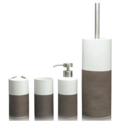 Sealskin Toiletborstelhouder Doppio Bruin -Badkamer Winkel 123 6799