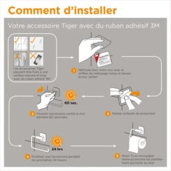 Tiger Haak Colar 4-delig Chroom 19 Tiger Haak Colar 4-delig Chroom -Badkamer Winkel 123 6834