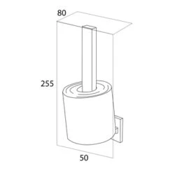 Tiger Reserverolhouder Items Hangend Chroom -Badkamer Winkel 123 6879