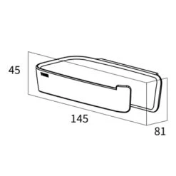 Tiger Toiletrolhouder TESS Wit -Badkamer Winkel 123 6947