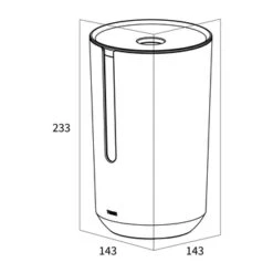 Tiger Reserverolhouder Tess Staand Zwart/antraciet -Badkamer Winkel 123 6962