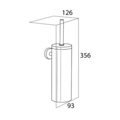 Tiger Toiletborstelhouder Boston Hangend RVS Gepolijst -Badkamer Winkel 123 6978