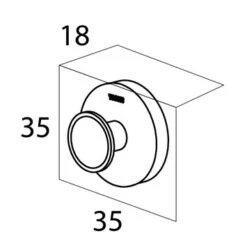 Tiger Haak Urban Klein Zwart -Badkamer Winkel 123 6987