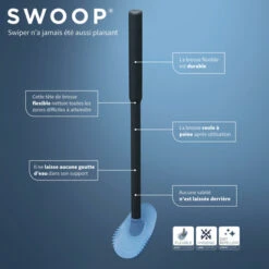 Tiger Toiletborstelhouder Tess Staand Zwart/antraciet -Badkamer Winkel 123 6998