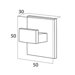 Tiger Haak Items Groot Chroom -Badkamer Winkel 123 7030