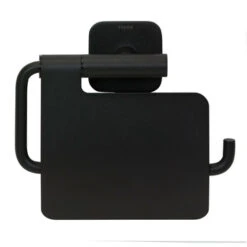 Tiger Toiletrolhouder Colar Met Klep Zwart 13 Tiger Toiletrolhouder Colar Met Klep Zwart -Badkamer Winkel 123 7033