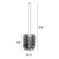 Tiger Toiletborstel Chroom -Badkamer Winkel 123 7057