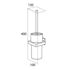 Tiger Toiletborstelhouder Items Hangend RVS 15 Tiger Toiletborstelhouder Items Hangend RVS -Badkamer Winkel 123 7074