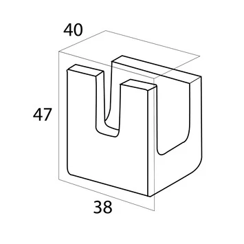 Tiger Haak Ontario Groot Chroom 4 Tiger Haak Ontario Groot Chroom - Afbeelding 2
