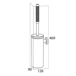 Tiger Toiletborstelhouder Boston Comfort & Safety Hangend RVS -Badkamer Winkel 123 7101