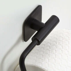 Tiger Toiletrolhouder Colar Zonder Klep Zwart -Badkamer Winkel 123 7179