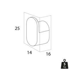 Tiger Handdoekhaak Carv Klein Zwart 11 Tiger Handdoekhaak Carv Klein Zwart -Badkamer Winkel 123 7209