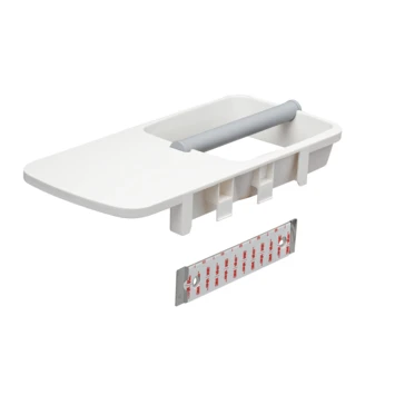 Tiger Toiletrolhouder TESS Met Planchet Wit/lichtgrijs 7 Tiger Toiletrolhouder TESS Met Planchet Wit/lichtgrijs - Afbeelding 5