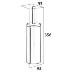 Tiger Boston Toiletborstelgarnituur RVS Glans 9 Tiger Boston Toiletborstelgarnituur RVS Glans -Badkamer Winkel 123 7291