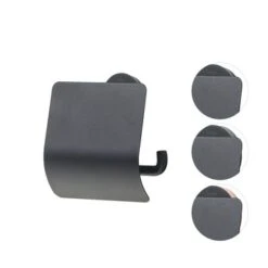 Tiger Toiletrolhouder Urban Zwart Met Klep 14 Tiger Toiletrolhouder Urban Zwart Met Klep -Badkamer Winkel 123 7330