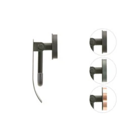 Tiger Toiletrolhouder Urban Zwart Met Klep 15 Tiger Toiletrolhouder Urban Zwart Met Klep -Badkamer Winkel 123 7331