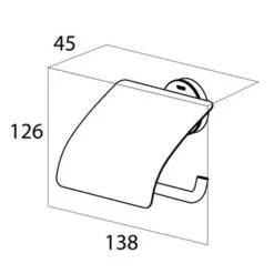 Tiger Toiletrolhouder Urban Zwart Met Klep 21 Tiger Toiletrolhouder Urban Zwart Met Klep -Badkamer Winkel 123 7337