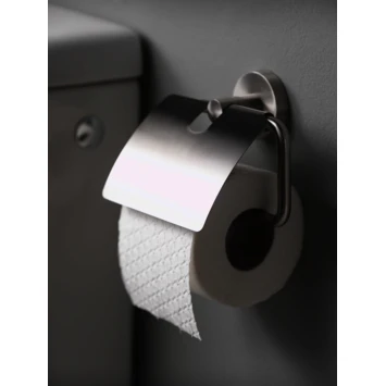 Haceka Toiletrolhouder Kosmos Tec Met Klep Chroom 5 Haceka Toiletrolhouder Kosmos Tec Met Klep Chroom - Afbeelding 3