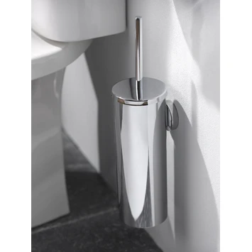 Haceka Toiletborstelhouder Kosmos Tec Hangend Chroom Buitenpot Met Binnenpot 5 Haceka Toiletborstelhouder Kosmos Tec Hangend Chroom Buitenpot Met Binnenpot - Afbeelding 3
