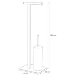 Sealskin Toiletrek Brix Metaal Wit -Badkamer Winkel 123 7499