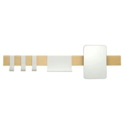 Sealskin Kapstok Met Spiegel Brix Wit -Badkamer Winkel 123 7529