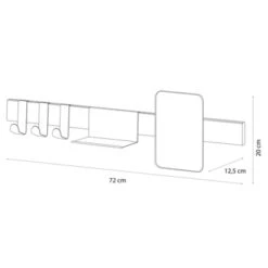 Sealskin Kapstok Met Spiegel Brix Wit -Badkamer Winkel 123 7533