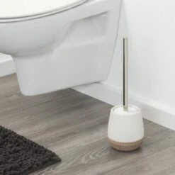 Sealskin Toiletborstel Met Houder Braid Wit 13 Sealskin Toiletborstel Met Houder Braid Wit -Badkamer Winkel 123 7591