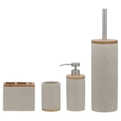 Sealskin Toiletborstelgarnituur Grace Zand -Badkamer Winkel 123 7616