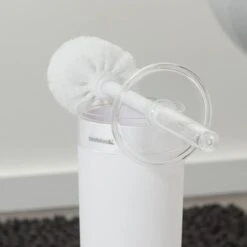 Sealskin Toiletborstel Met Houder Bloom Wit 11 Sealskin Toiletborstel Met Houder Bloom Wit -Badkamer Winkel 123 7642