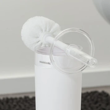 Sealskin Toiletborstel Met Houder Bloom Wit 5 Sealskin Toiletborstel Met Houder Bloom Wit - Afbeelding 3