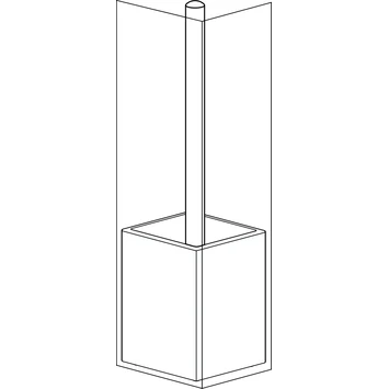 SEALSKIN Tiger Toiletborstelhouder Cura Wit 9 SEALSKIN Tiger Toiletborstelhouder Cura Wit - Afbeelding 7