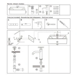 Differnz Dif Fonteinset Argus Wit -Badkamer Winkel 123 7792