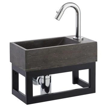 Atlantic Fonteinset Brody Rechts Zwart Natuursteen 36x18x9 Cm 4 Atlantic Fonteinset Brody Rechts Zwart Natuursteen 36x18x9 Cm - Afbeelding 2