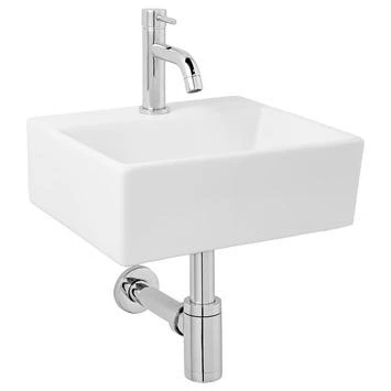 Atlantic Fonteinset Alex Vierkant Wit Keramiek 33.5x29.5x11.5 Cm 3 Atlantic Fonteinset Alex Vierkant Wit Keramiek 33.5x29.5x11.5 Cm