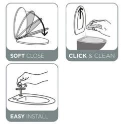 Tiger Wc-bril Blade Wit Met Sofclose En Quick-release 26 Tiger Wc-bril Blade Wit Met Sofclose En Quick-release -Badkamer Winkel 123 7897